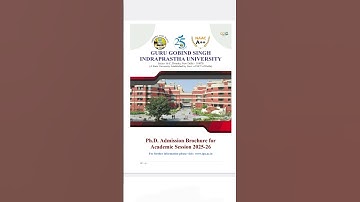 GGSIPU Ph.D Admission 2025-2026 | IPU Ph.D Admission Notification | IPU Ph.D Vacancy 2025-2026