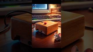 🖱️ The First Computer Mouse Was Made of Wood! 😲 | 1964 Invention Story #shorts #facts