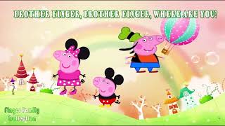 Peppa Pig Familia Dedo Canciones Infantiles Peppa Pig Finger Family Song Mickey Mouse