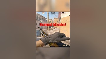 Strangest 1v5 clutch ever?? | CS2 Ace Clutch #cs2 #cs2moments #cs2clips #csgoclips #faceit