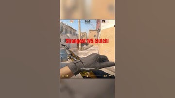 Strangest 1v5 clutch ever?? | CS2 Ace Clutch #cs2 #cs2moments #cs2clips #csgoclips #faceit