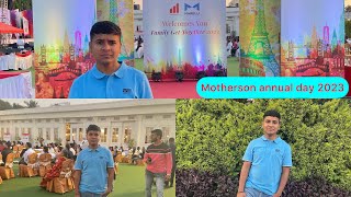 My First Vlog Motherson Annual Day 2023 Raaga Palace Pune Marelli Motherson Automotive Lighting