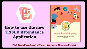 How to use TNSED Attendance Application
