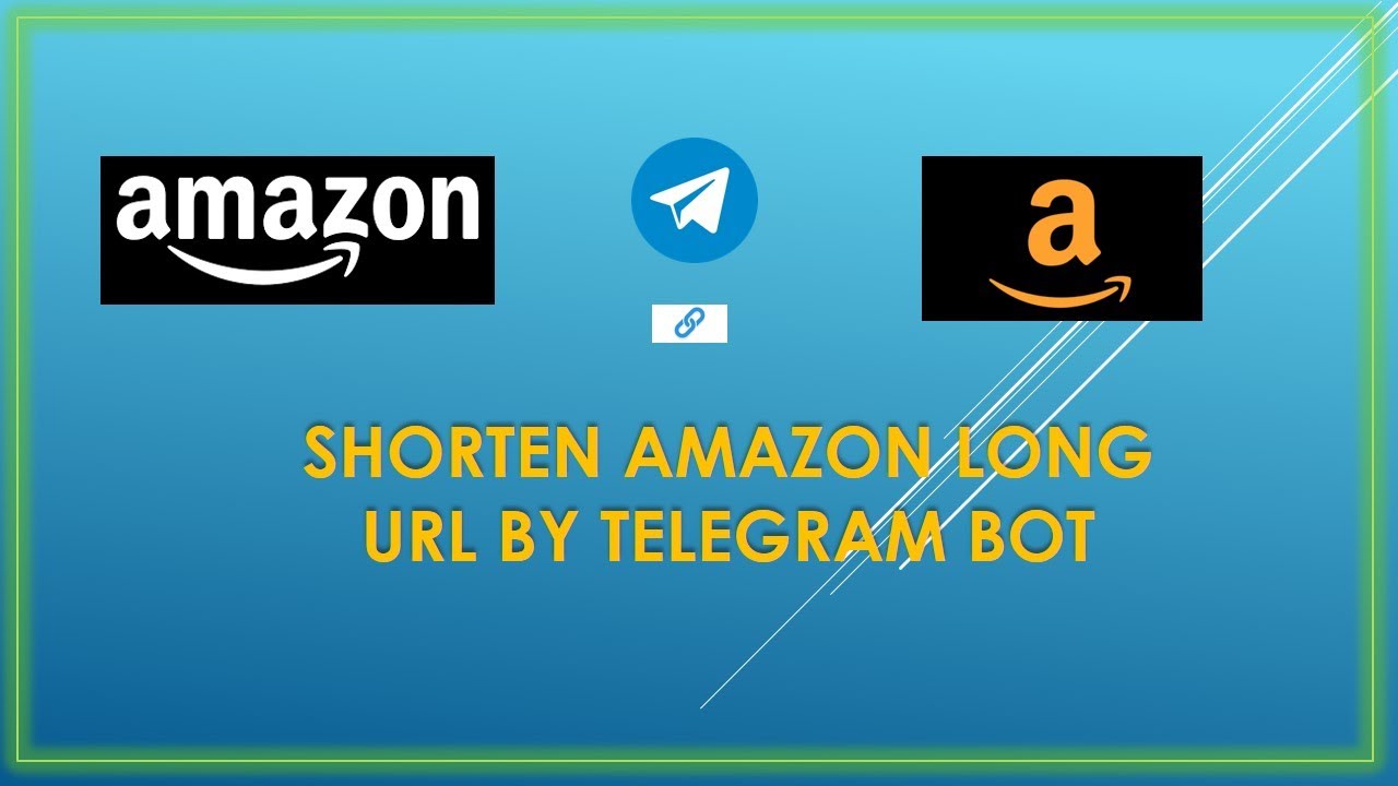 Shorten Amazon Long URL with telegram bot.