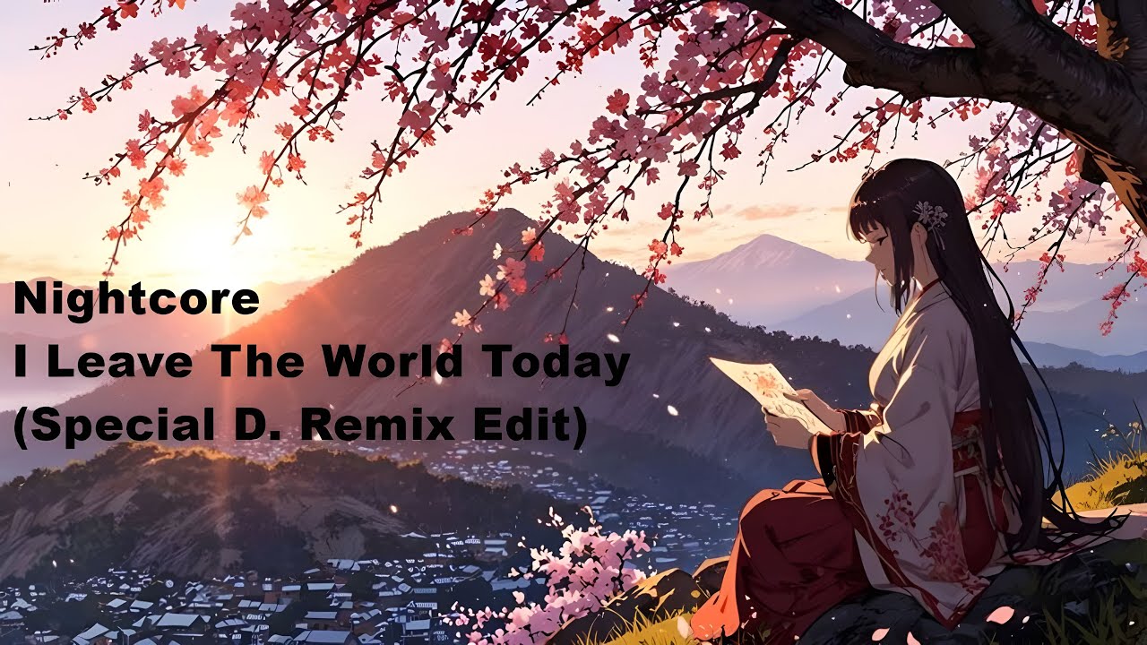 Nightcore - I Leave The World Today (Special D. Remix Edit)