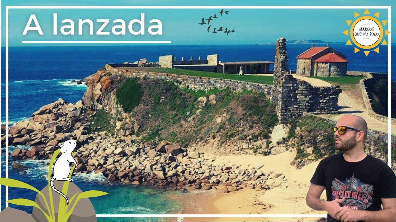 🔵A LANZADA (GALICIA). Playa, ermita y castro. ESPECTACULAR!