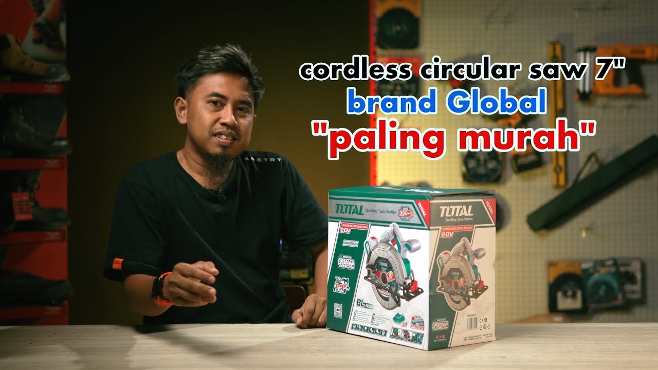 kwalitas global gk diragukan,, auto recomended! - TOTAL TSLI18511 CORDLESS BRUSHLESS CIRCULAR SAW 7"