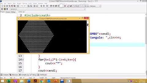 Actividad # 2 dev c++:rombo