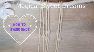 Macrame Tutorial №11 / Macrame Knots and Patterns / How to Macrame / DIY Macrame Art / Barrel Knot