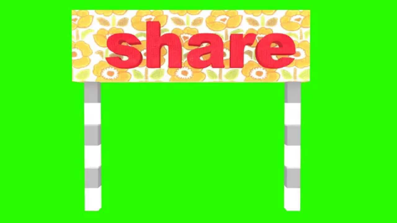 share 02 green screen royalty free footage YouTube