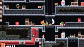 Broforce - Minigun mooks don't react well on Bronan's charged sword