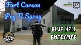 San Andreas Blue Hell Entrance - Fort Carson