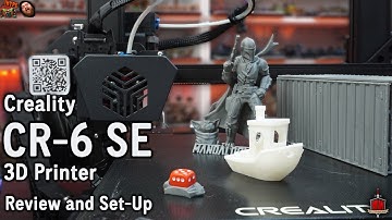 Creality CR-6 SE 3D Printer Auto Levelling FDM Unboxing and Review / setup