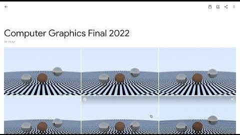 Ray Tracing with Animations