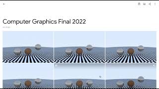 Ray Tracing with Animations