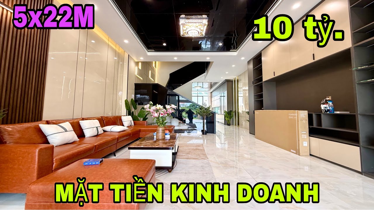 Bán nhà mặt tiền kinh doanh ngang 5 M . Giá tốt nội thất đẹp mê . Trã là bán ngay