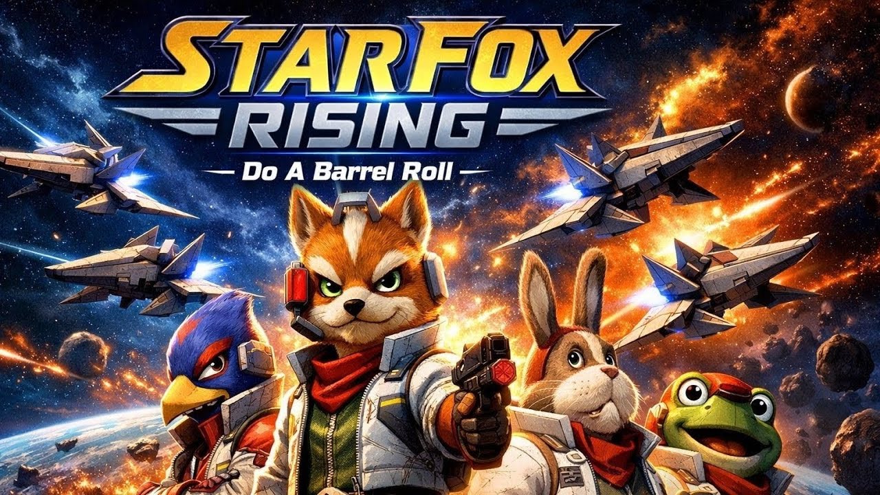 Fox Rising Hand Star Fox Rising (Do A Barrel Roll!) - YouTube