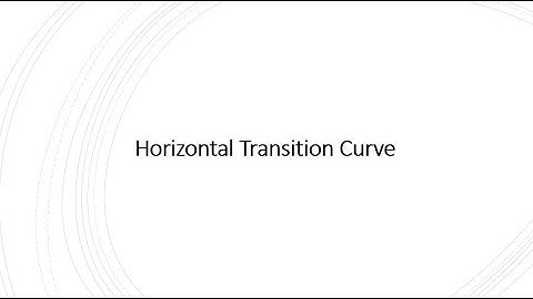 Transportation Engineering 2.18 (Introduction to Horizontal Transition Curve)