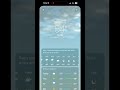 RARE IOS 26 weather animation cloudy (5% drizzle)