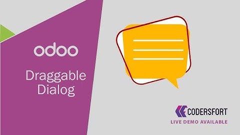 How to  drag a dialogue box in odoo | odoo Draggable dialogue | odoo Drag Backend Wizard
