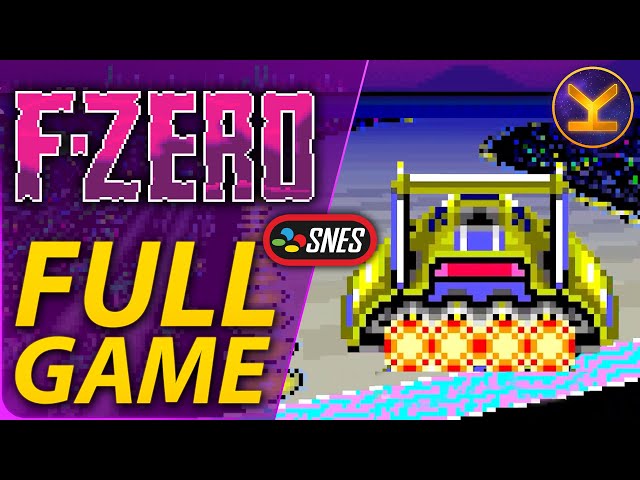 F-Zero (1990) SNES - Grand Prix Mode Full Game - No