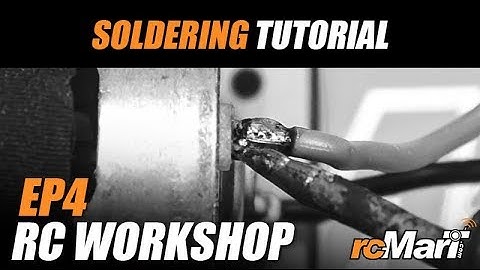 RC Workshop EP.4 - Soldering Tutorial with Yeah Racing Tools
