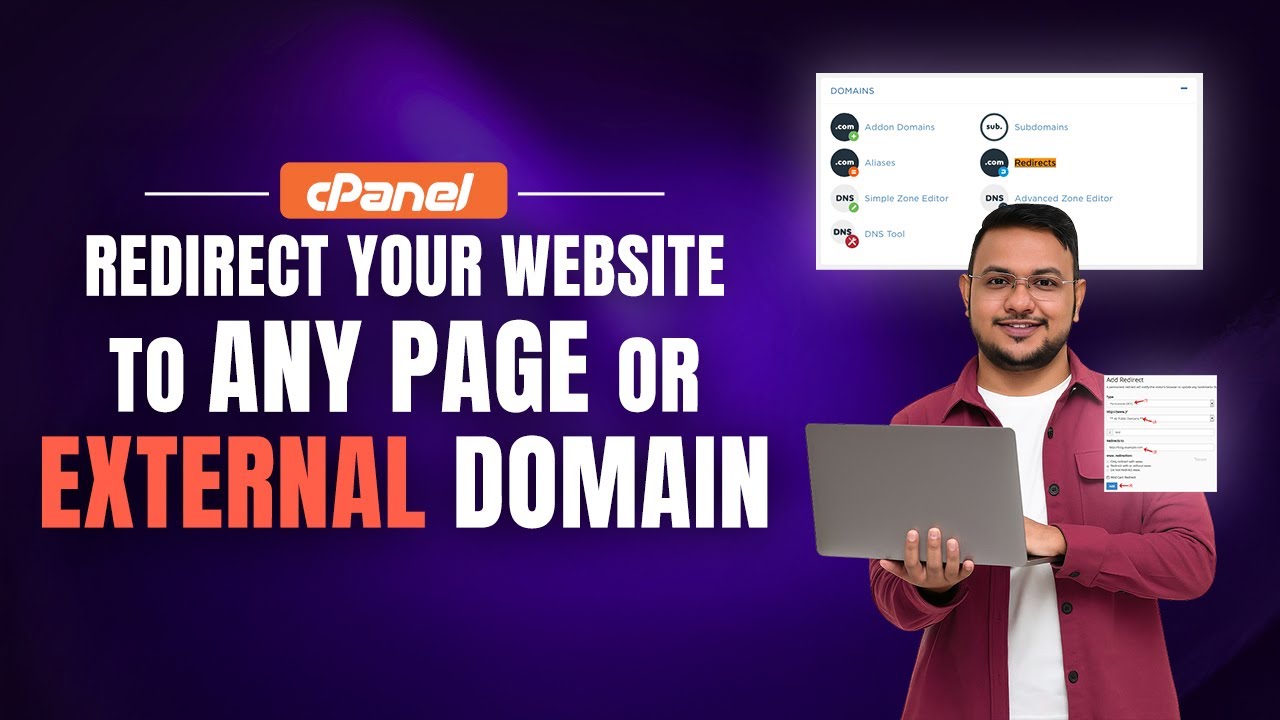 How to Redirect Your Website to Any Page or External Domain in cPanel ...