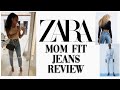 I TRIED ON ALL THE MOM JEANS FROM ZARA | MOM FIT JEAN TRY ON HAUL | PETITE FRIENDLY? || DeUndrea lcs