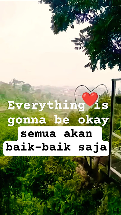 semua akan baik² saja, sudahlah... .. .