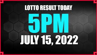 Lotto Result Today 5pm July 15 2022  Ez2 Swertres