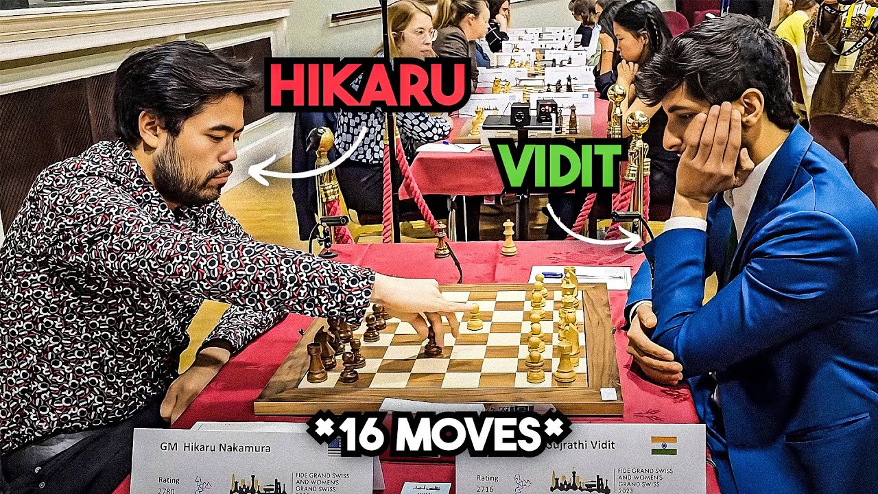 GM Vidit Gujrathi wins yet another marathon game! In the 6th round of FIDE  Grand Swiss 2023, Vidit took down GM Hans Niemann (USA) with the…