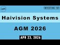 Haivision Systems AGM 2026 | Board Re-Elected Following Record Mission-Critical Video Backlog