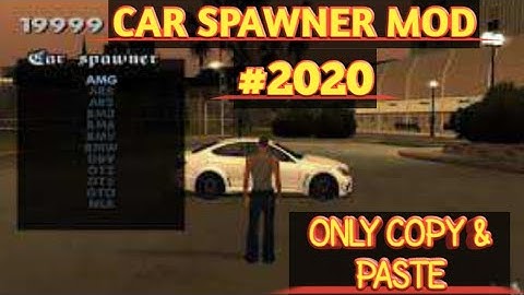 How to install Car Spawner mod in GTA San Andreas #2020 | in PC | in Hindi | GTA sa modes |