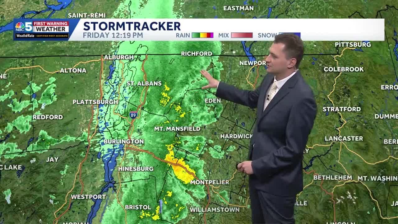 Showery weather continues into the weekend, staying chilly (10-24-25 ...