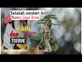 Karang buatan menggunakan Kain dan Tissue|how to make a rock bonsai