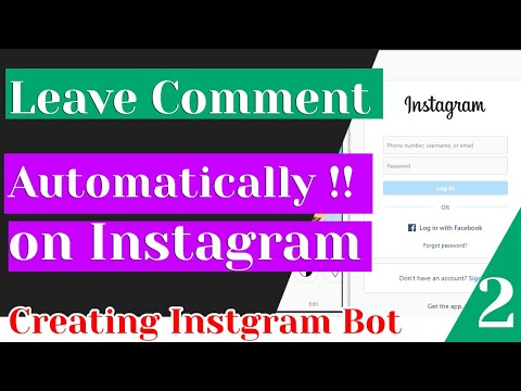 Create a bot for commenting in Instagram with Python - and save the ...