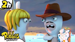 Where is the Treasure Rabbids? | RABBIDS INVASION | 2H New compilation | Cartoon for Kids