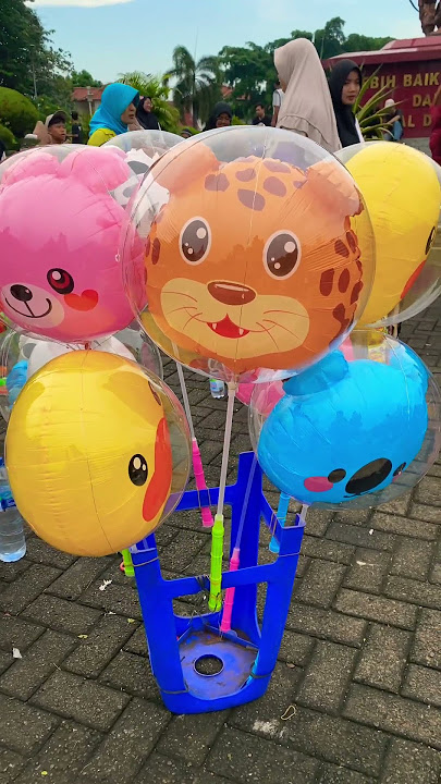 Balon bebek wek wek wek seru