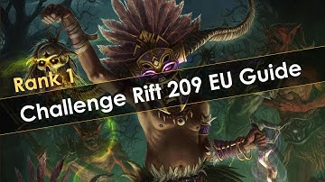 Diablo 3 Challenge Rift 209 EU Guide Rank 1