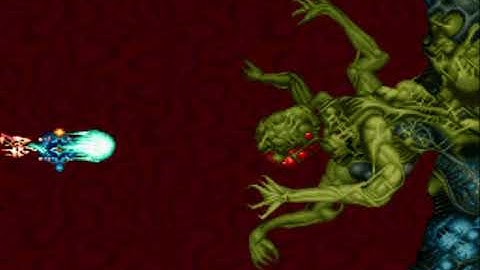 R-Type III: The Third Lightning Advanced Mission final boss fight