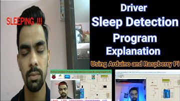Driver sleep detection and alarming system  Project Program Explanation
