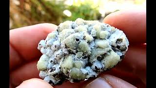 Two generations Smithsonite pseudomorph after Calcite mineral specimen from the Lavrion mines Greece
