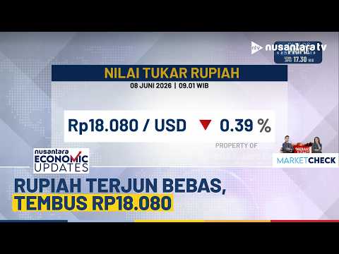 Rupiah Melemah 0,39% ke Level Rp18.080 per Dolar AS, Tekanan Dolar Bayangi Pasar Keuangan | NEU
