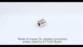 87569  E17 male base cap