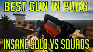 THIS GUN IS IS A BEAST!! SOLO VS SQUADS ON KARAKIN! PUBG CONSOLE (PS4/XBOX)