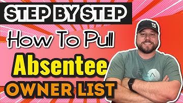 How To Pull Absentee Owner List on Listsource - STEP BY STEP | Wholesaling Real Estate