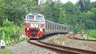 HUNTING KERETA API REGULER DAN TAMBAHAN NGEBUT BERKECEPATAN TINGGI DI TAMBAK BANYUMAS