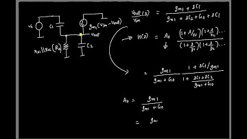 Lecture 9: Finding zeros by inspection; Source follower: poles and zeros