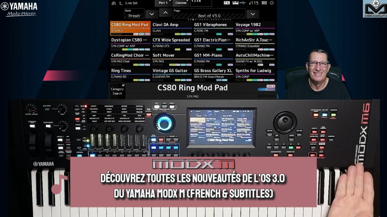 Découvrez toutes les nouveautés de l'OS 3 0 du Yamaha MODX M (FR & Subs)