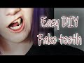 EASY FAKE TEETH | Cosplay/costume Tutorial